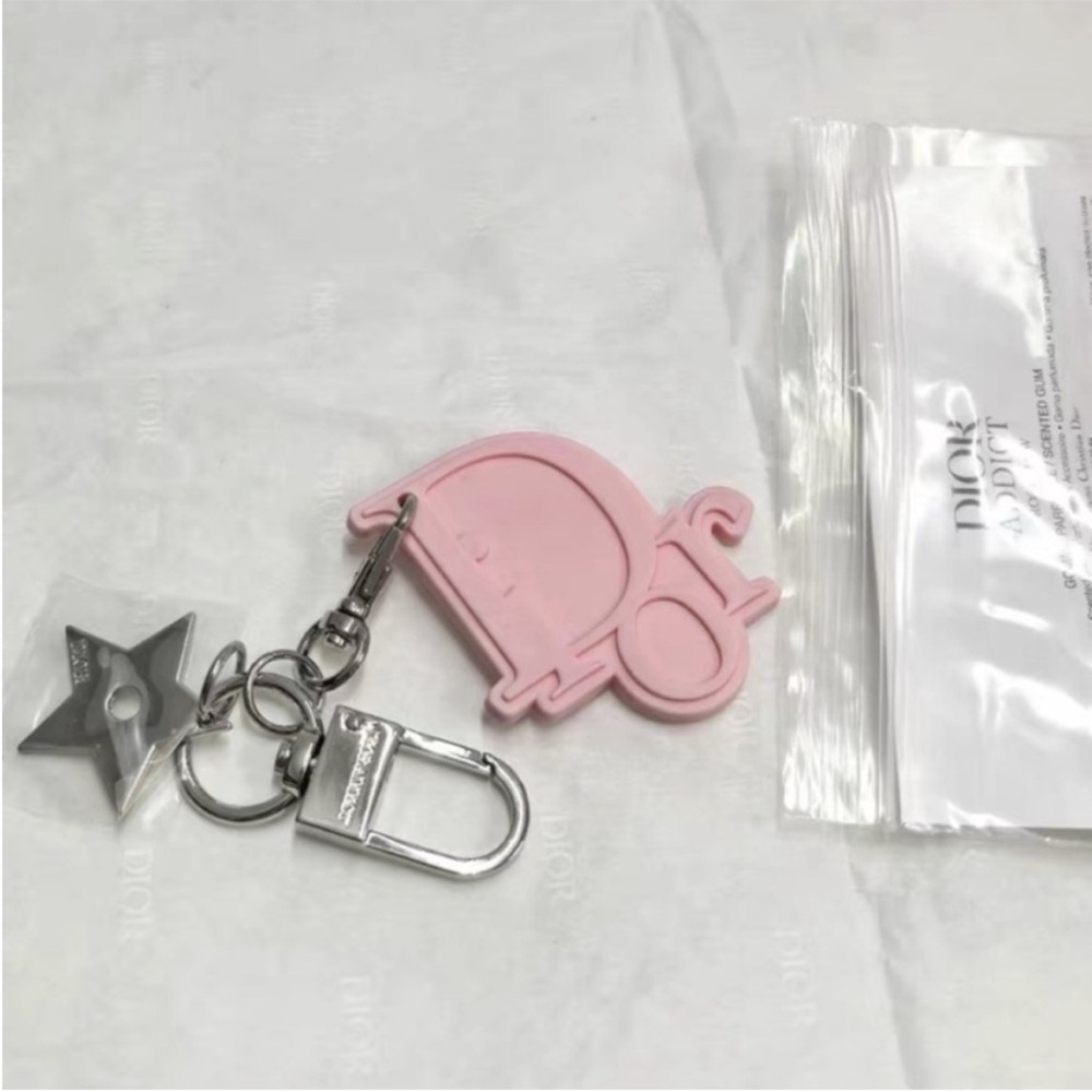 Dior Pink Keychain Charm - Picture 4 of 8